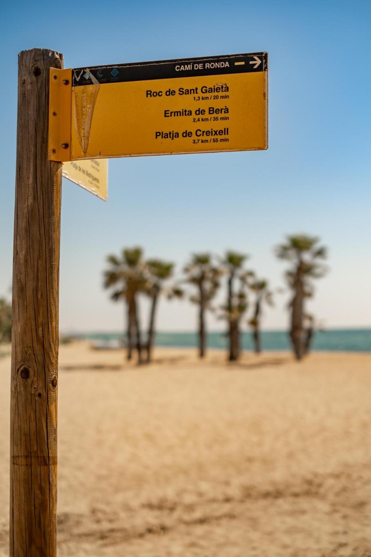 Encantador Apto En La Playa Coma-ruga Eksteriør billede